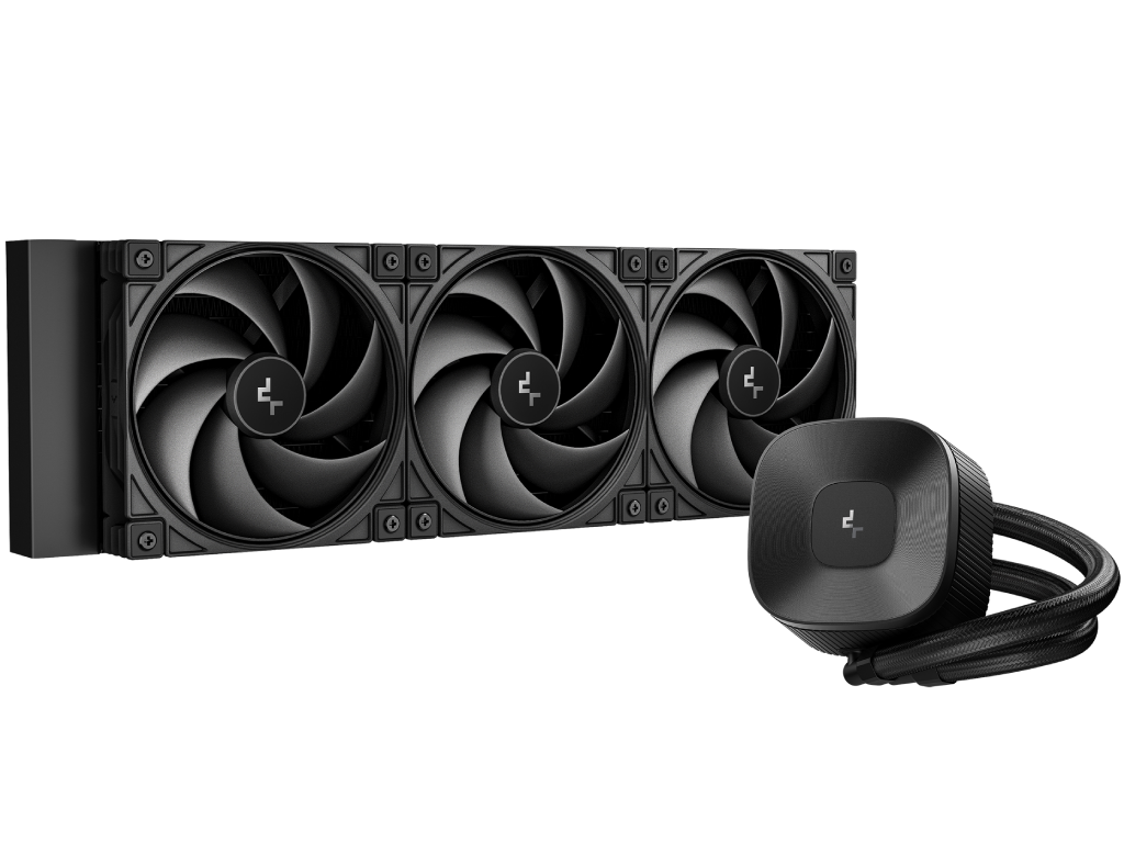 AIO Liquid Cooling Deepcool "LE360 V2 ZERO DARK&qu 2496DBA 5001600RPM 4834CFM 3X120MM 25003400RPM Argb 1554G Black