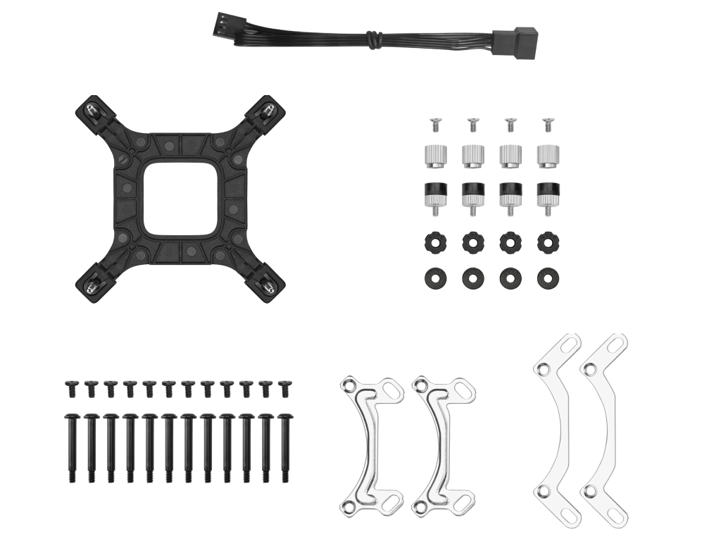AIO Liquid Cooling Deepcool "LE360 V2 ZERO DARK&qu 2496DBA 5001600RPM 4834CFM 3X120MM 25003400RPM Argb 1554G Black - миниатюра 5