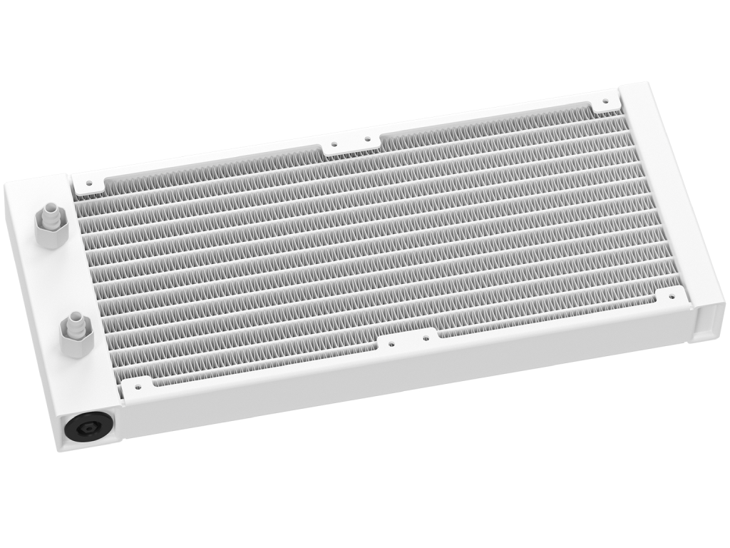 AIO Liquid Cooling Deepcool "LE240 PRO WH" ( 36.07dBA, 400-2400RPM, 66.23CFM, 2x120mm, 2500-3400 RPM, ARGB, 1347g.) White - миниатюра 3