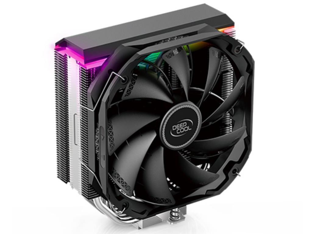 DEEPCOOL Cooler "AS500", A-RGB LED, LGA2066/2011-v3/2011/1200/1151/1150/1155 AMD AM4/AM3+/AM3/AM2+/AM2/FM2+/FM2/FM1, 1x fans TF140S PWM 140х140х25mm, 500~1200rpm, 29.2 dB(A), 70.81 CFM, 4-pin, A-RGB LED CONTROLLER - миниатюра 3