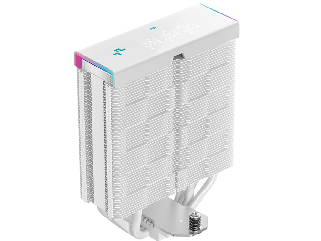 DEEPCOOL Cooler ”AK400 DIGITAL PRO WH”, Intel Socket 18 185117001200115X Amd AM5AM4 Up To 220W 1X 120MM Fdb Fan 120X120X25MM 5001750 RPM10 25 Dba 6089 Cfm 4PIN Pwm Fluid Dynamic Bear - миниатюра 3