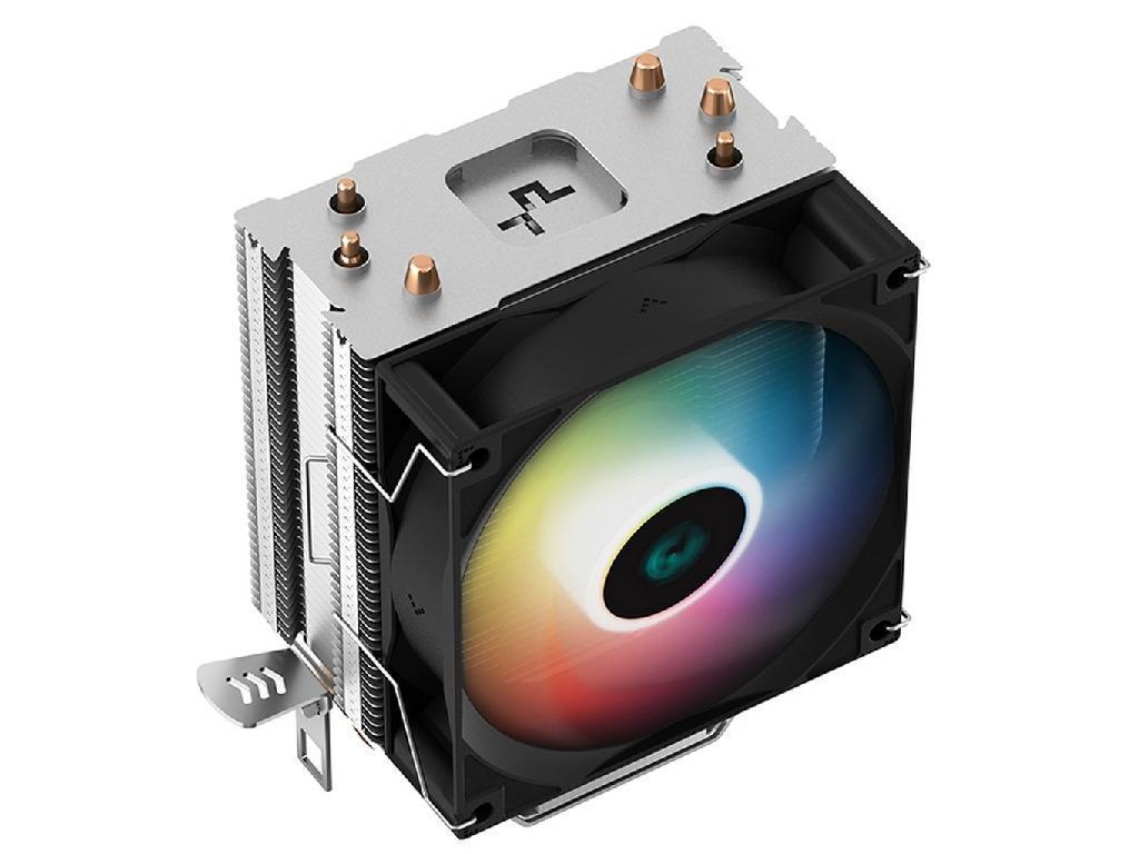 DEEPCOOL Cooler ”AG300 LED”, Gammaxx Series, Intel Socket LGA1851/1700/1200/115x AMD AM5/AM4, up to 150W, 1x PWM RGB Fan 92x92x25mm, 500~3050 RPM±10%, 30.5 dB(A), 36.75 CFM, 4-pin PWM, Hydro Bearing, 3x 6mm Copper Heatpipes direct contact - миниатюра 4