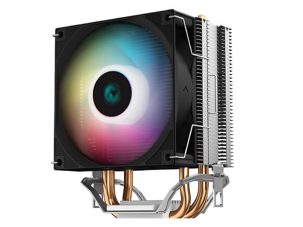 DEEPCOOL Cooler ”AG300 LED”, Gammaxx Series, Intel Socket LGA1851/1700/1200/115x AMD AM5/AM4, up to 150W, 1x PWM RGB Fan 92x92x25mm, 500~3050 RPM±10%, 30.5 dB(A), 36.75 CFM, 4-pin PWM, Hydro Bearing, 3x 6mm Copper Heatpipes direct contact - миниатюра 3