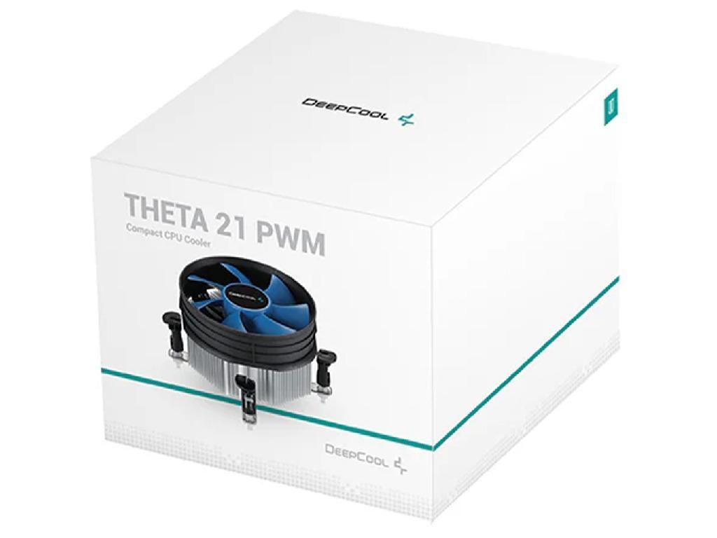 DEEPCOOL Cooler ”Theta 21 PWM 1700”, Socket LGA1700, up to 95W, 92x92x25mm, 900~2400rpm, 17.8~26.4dBA, 44.3CFM, 4pin, PWM, Hydro Bearing, Push-pin, Aluminium Heatsink (45pcs/box) - миниатюра 2