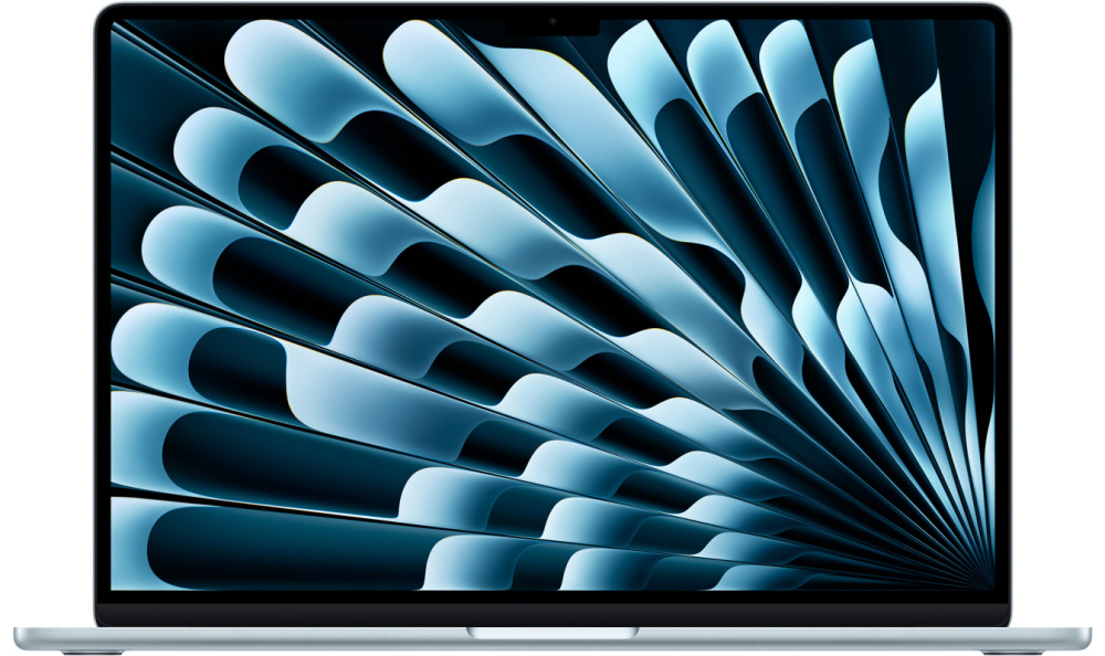 MacBook Air 15.3" M5 (10C CPU/10C GPU), 16 ГБ, 512 ГБ, Небесно-голубой